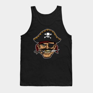 cool pirates black Tank Top